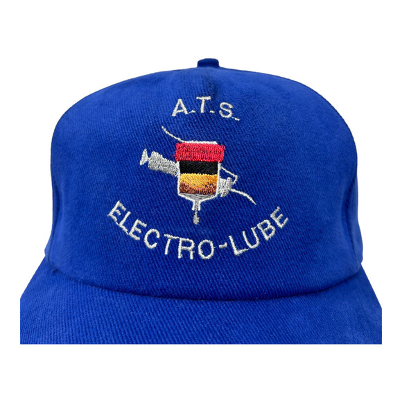 A.T.S. Electro Lube Embroidred Hat Made In Canada Royal Blue Creative Embroidery - Picture 2 of 11